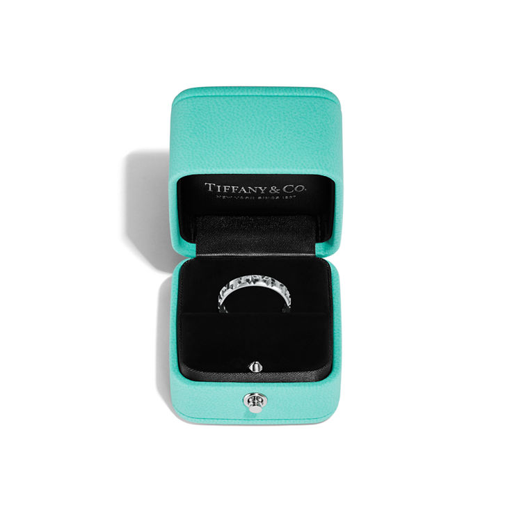 Collezione Tiffany T:Anello True in oro bianco numero immagine 6