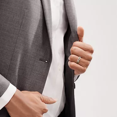 Tiffany T:True Wide Ring in White Gold, 2