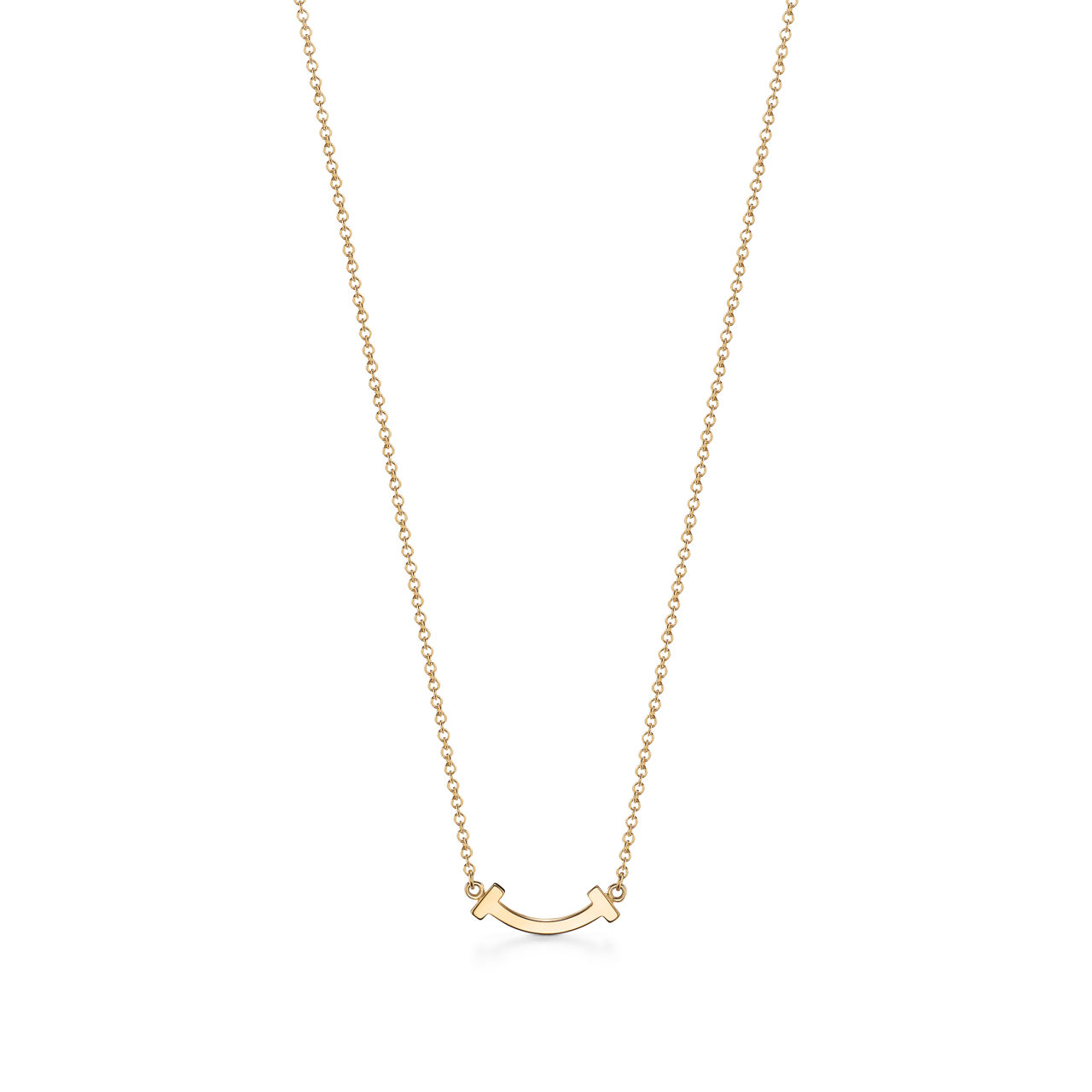 Tiffany T:Smile Pendant  in Yellow Gold, Mini image number 2