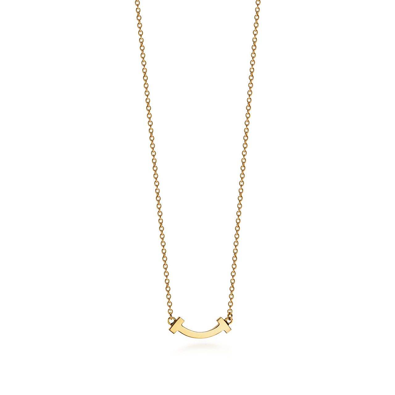 Tiffany T:Smile Pendant  in Yellow Gold, Mini image number 0