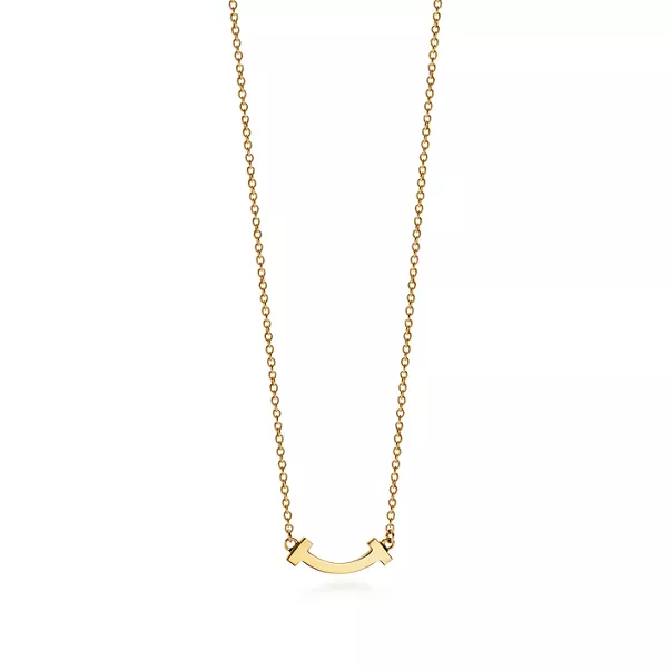 Colgante Smile  de oro amarillo, tamaño mini