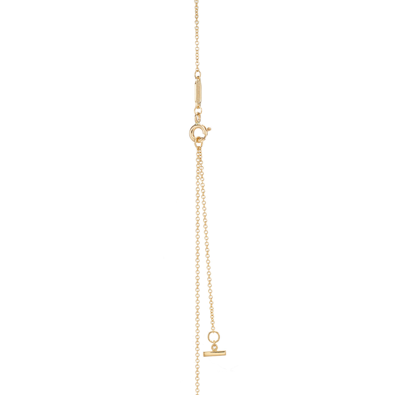 Tiffany T:Smile Pendant in Yellow Gold with Diamonds image number 3