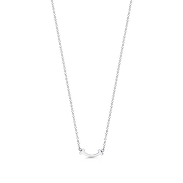 Tiffany T:Smile Pendant in White Gold with Diamonds, 2