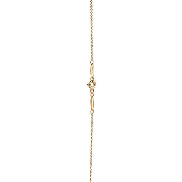 Elsa Peretti®:Color by the Yard Pendant in Yellow Gold with a Ruby