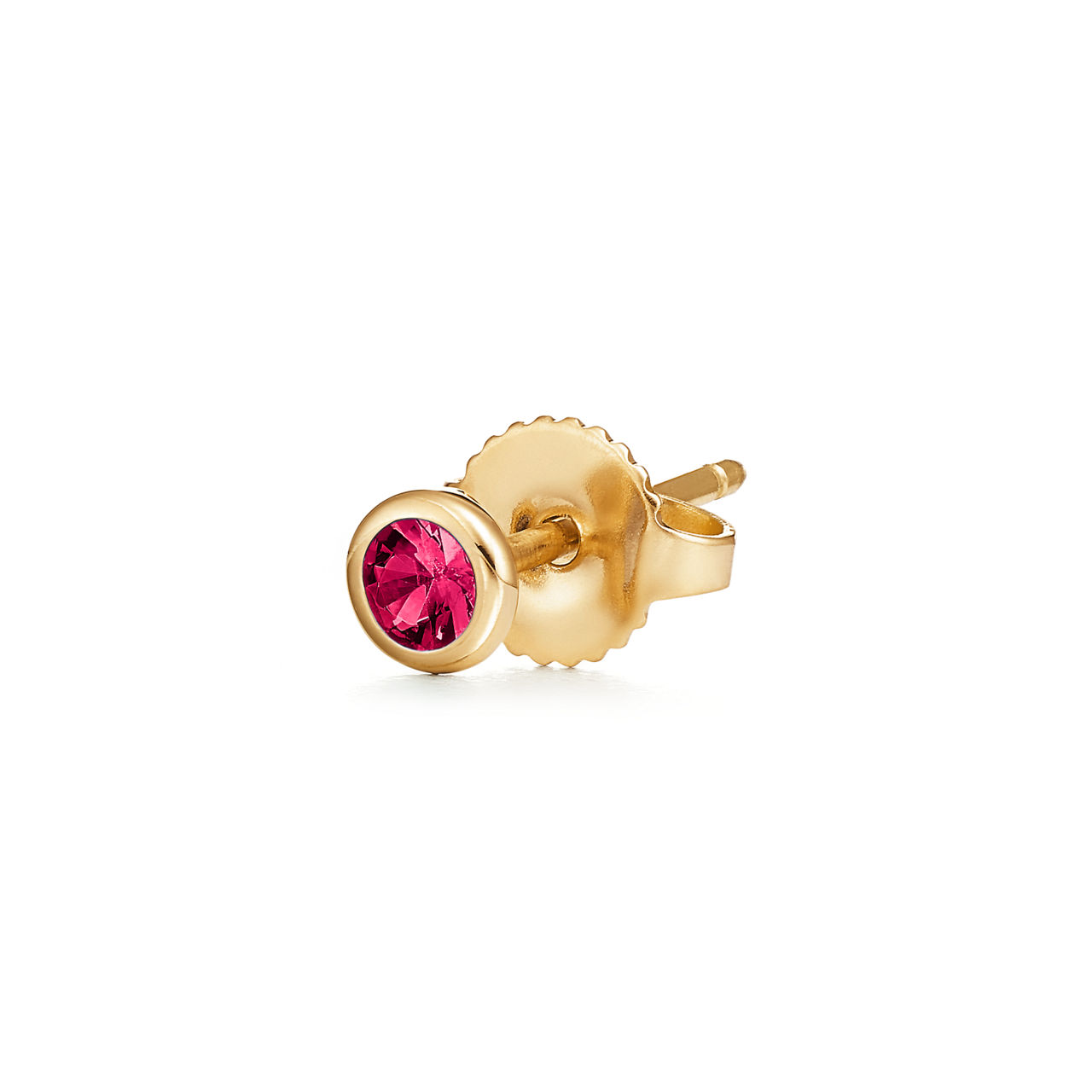 Elsa Peretti®:Color by the Yard Earrings in Yellow Gold with Rubies image number 2