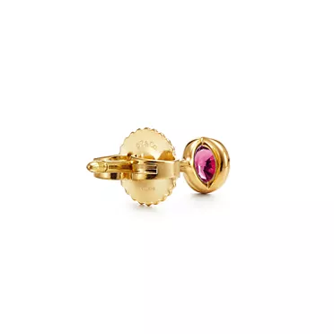 Elsa Peretti®:Color by the Yard Earrings in Yellow Gold with Rubies, 3