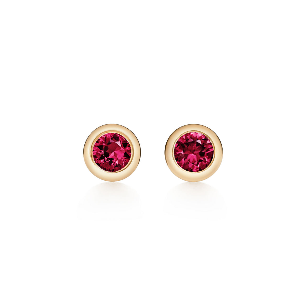 Elsa Peretti®:Color by the Yard Earrings in Yellow Gold with Rubies image number 0