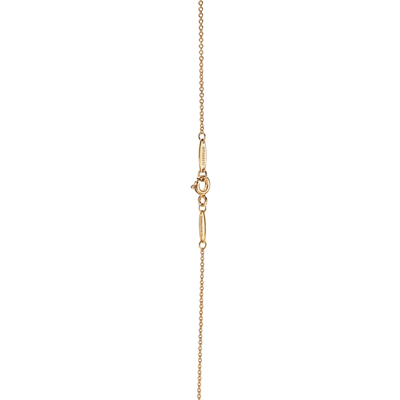 Elsa Peretti®:Color by the Yard Pendant in Yellow Gold with a Ruby image number 3