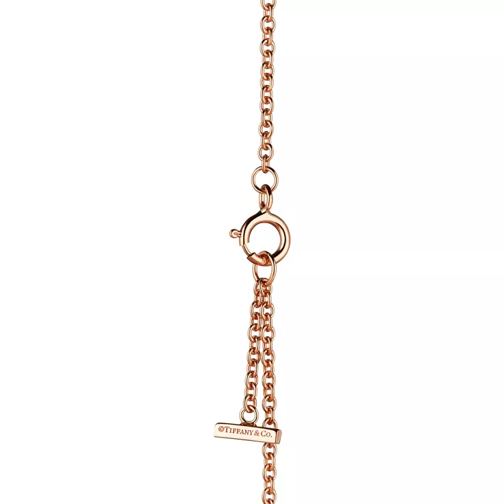 Tiffany T:Smile Bracelet in Rose Gold with Diamonds, 2
