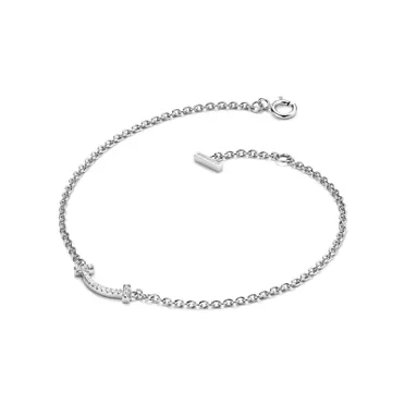 Tiffany T:Smile Bracelet in White Gold with Diamonds, 2