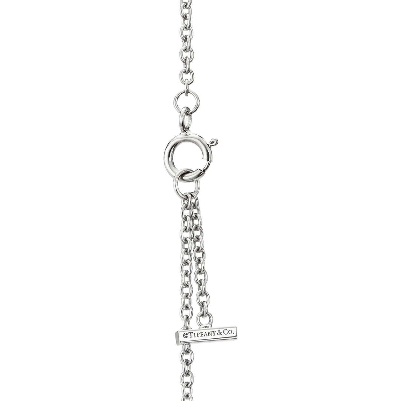 Tiffany T:Smile Bracelet in White Gold with Diamonds image number 3