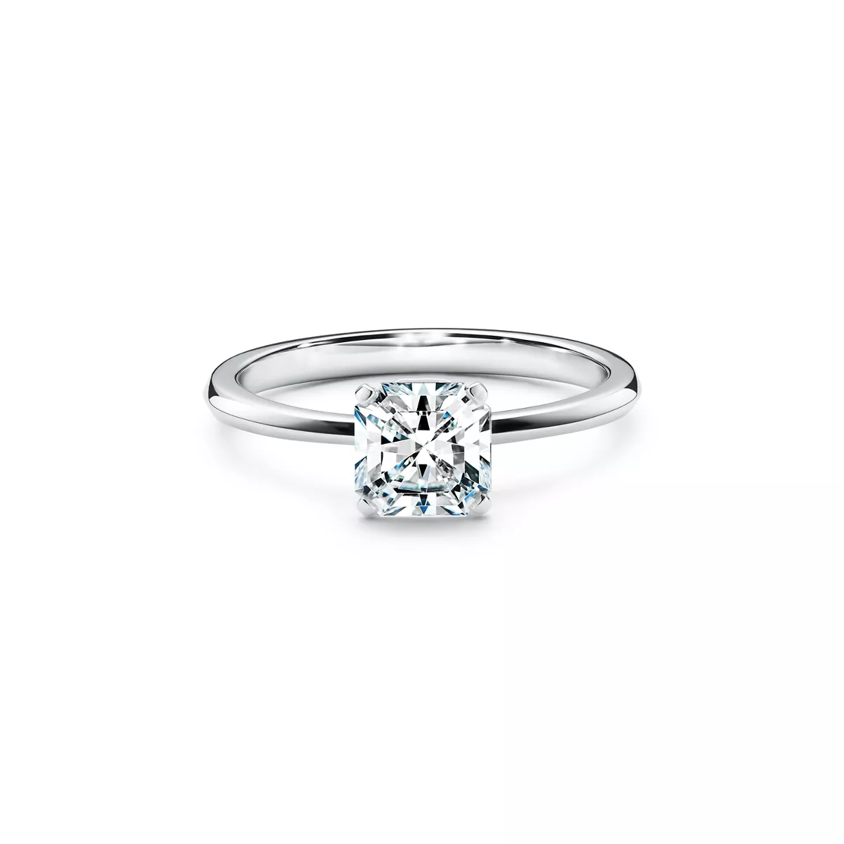 Engagement Ring with a Tiffany True&reg; Diamond in Platinum