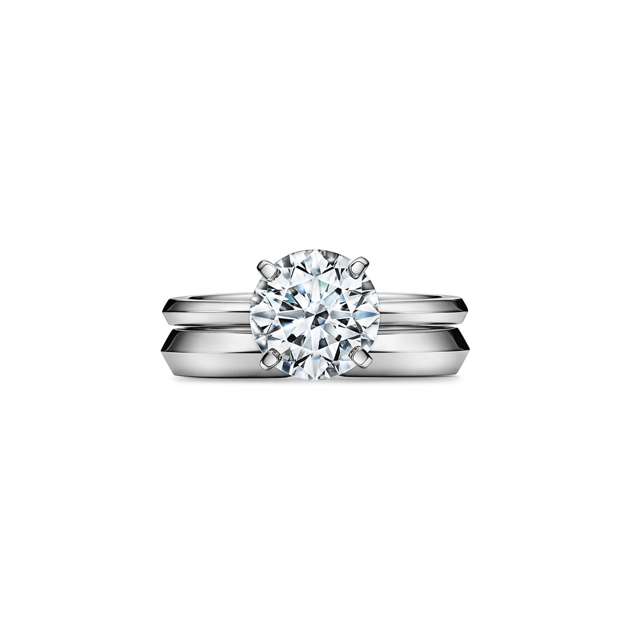 Tiffany True®: Engagement Ring with a Round Brilliant Diamond image number 6