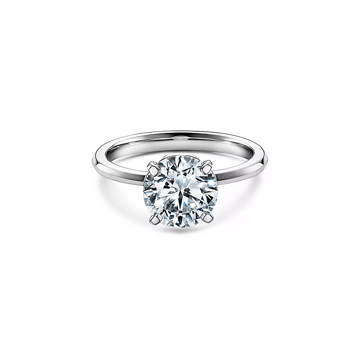 Tiffany True Ring 플래티늄 다이아몬드
