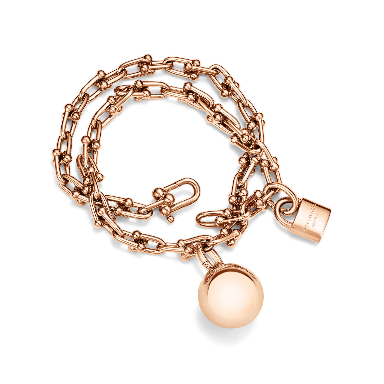 Tiffany HardWear:Kleines Wickelarmband in Roségold Bildnummer 2