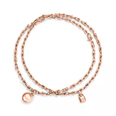 Tiffany HardWear:Small Wrap Necklace in Rose Gold, 2