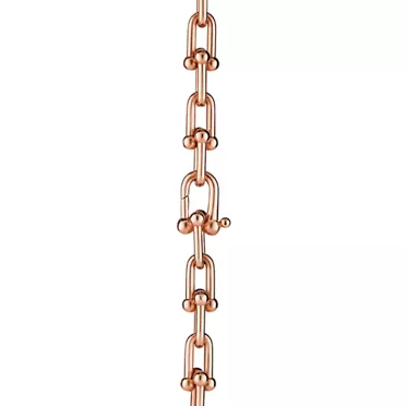 Tiffany HardWear:Graduated Link Necklace in Rose Gold, 3