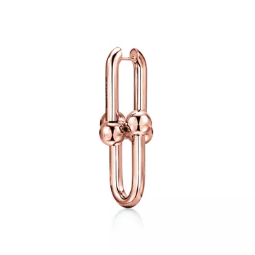 Tiffany HardWear:Extra Large Link Earrings in Rose Gold, 3