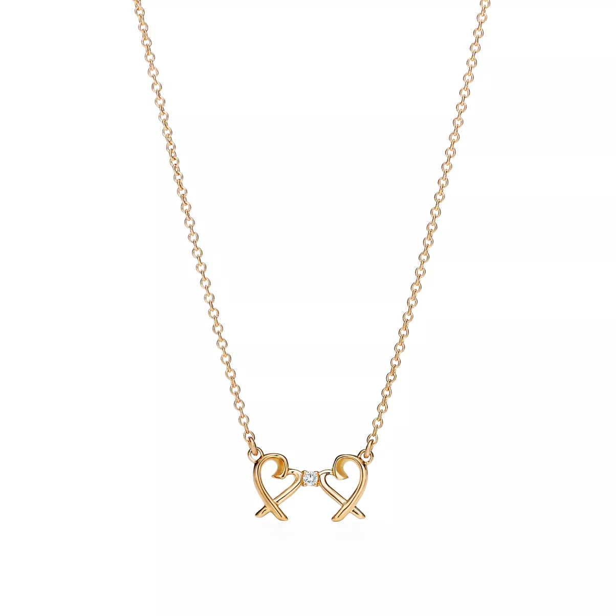 Double Loving Heart Pendant 