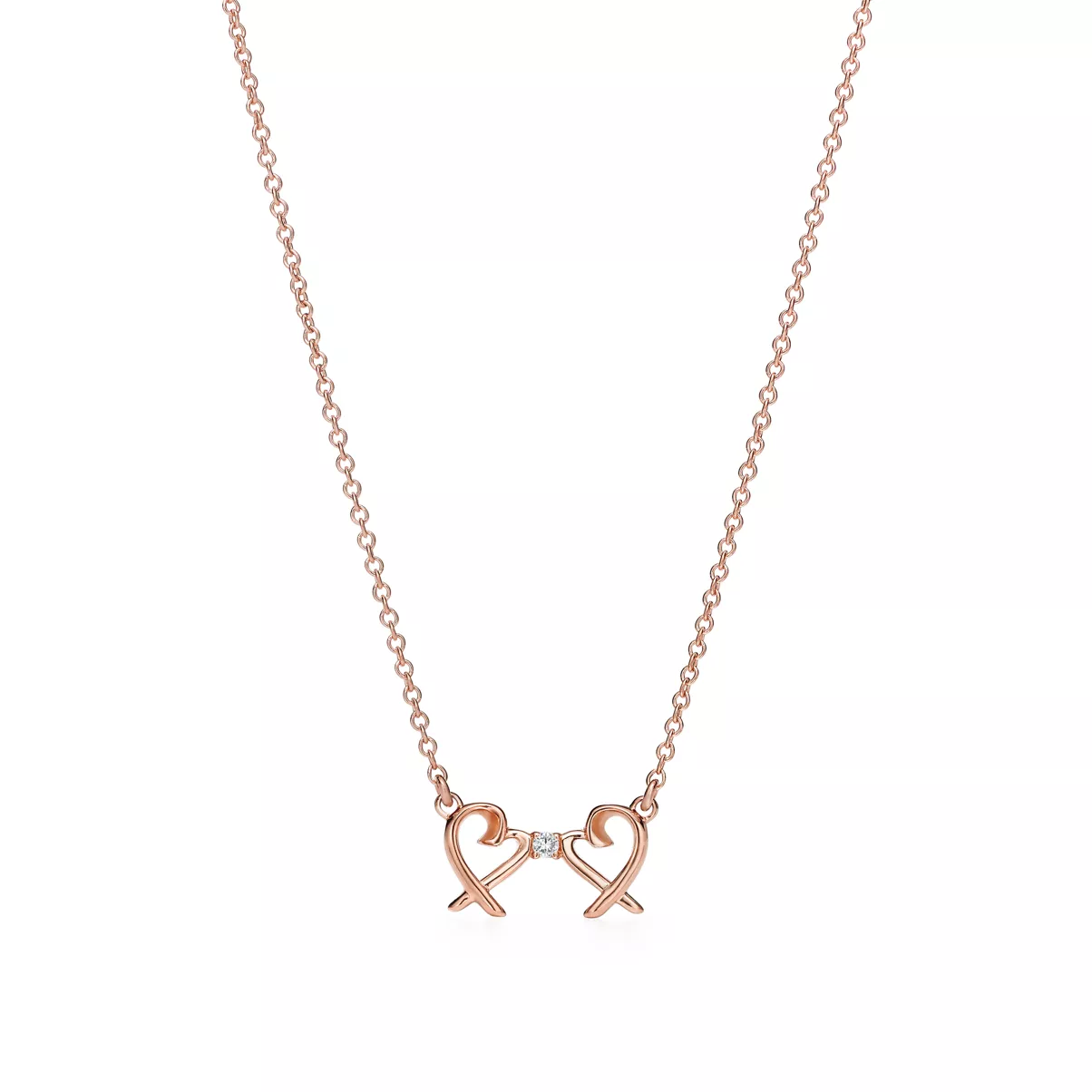 Double Loving Heart Pendant 