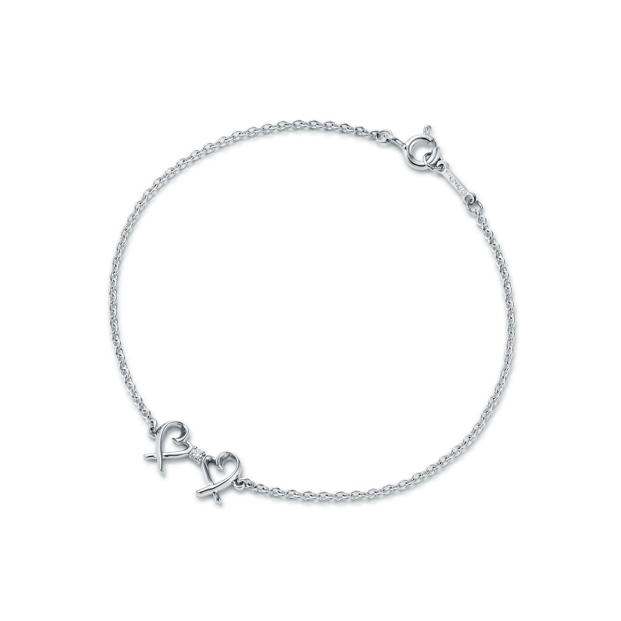 Loving Heart Armband mit zwei Herzen 