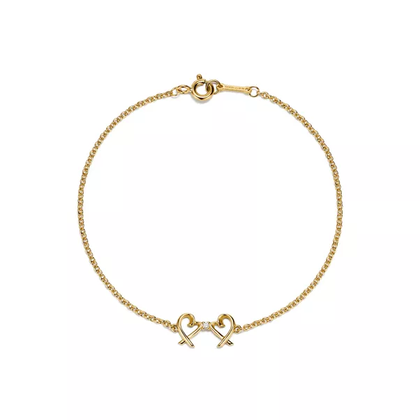 Loving Heart Armband mit zwei Herzen 