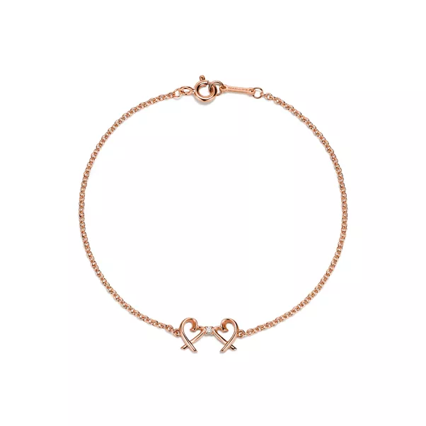 Loving Heart Armband mit zwei Herzen 