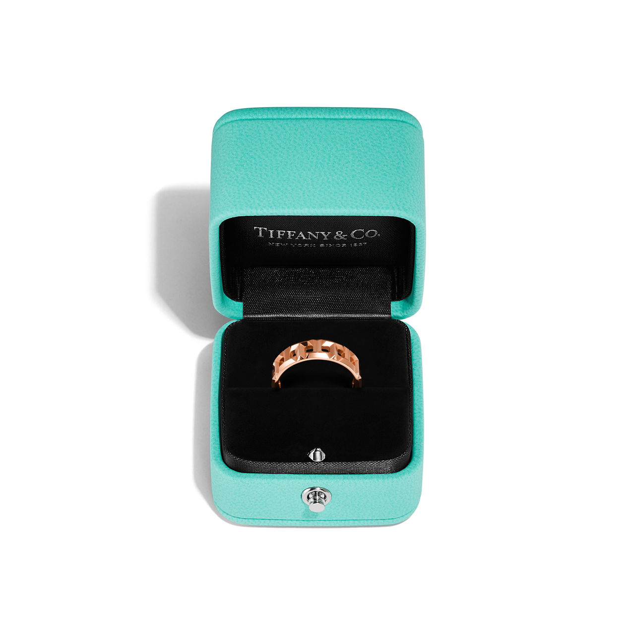 Tiffany T:True Wide Ring in Rose Gold | Tiffany & Co. US