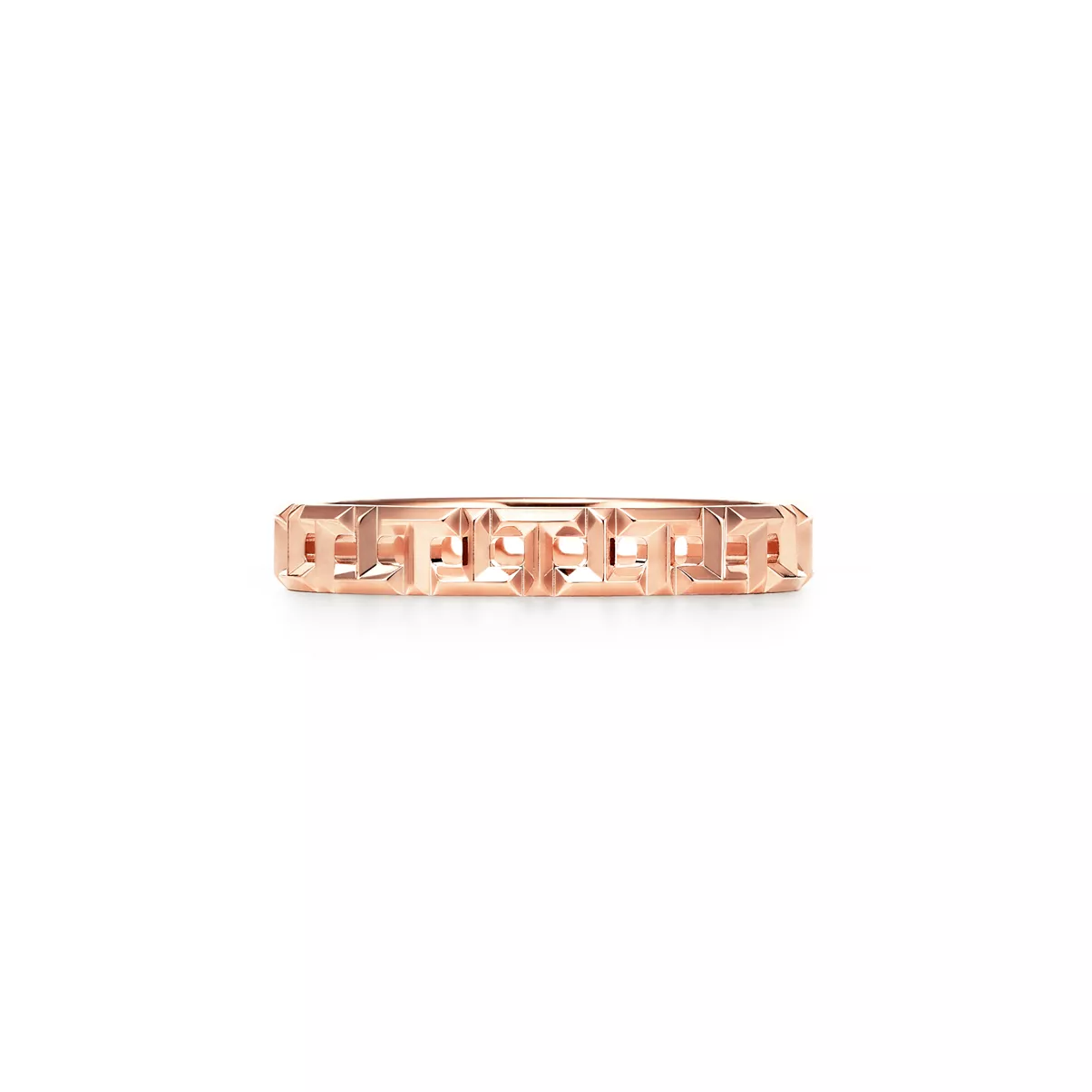 True schmaler Ring in Ros&eacute;gold