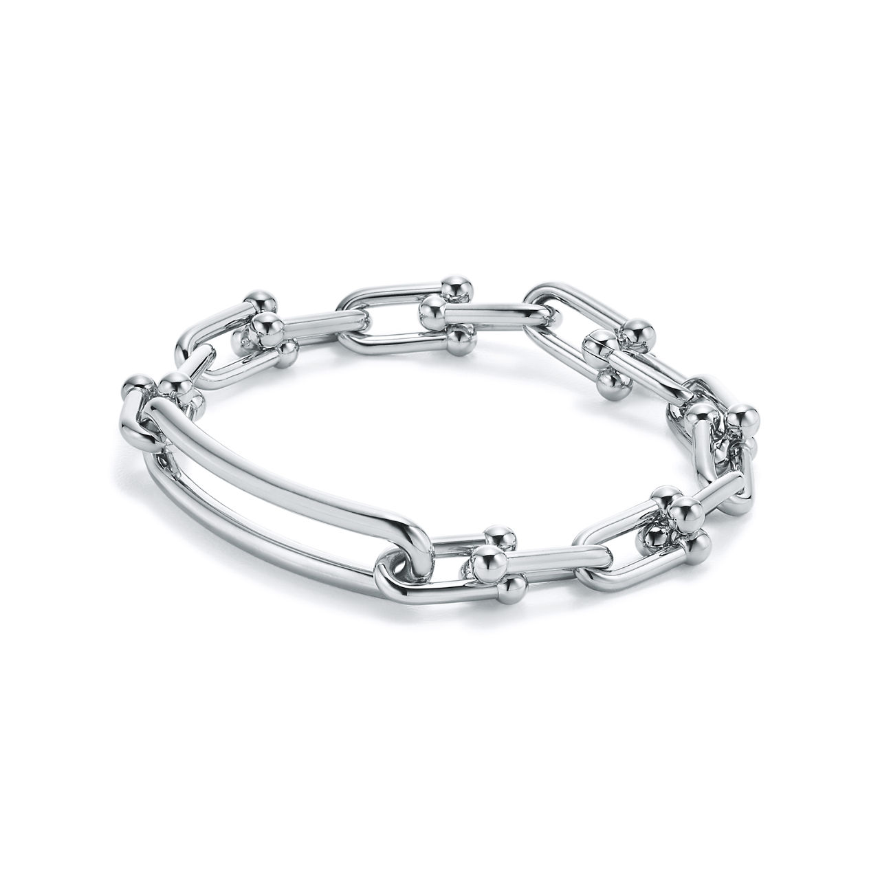 Tiffany HardWear:Gliederarmband, längliche Glieder in Sterlingsilber Bildnummer 3