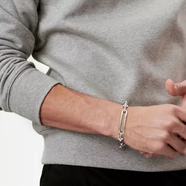 Tiffany HardWear:Elongated Link Bracelet in Sterling Silver, 2
