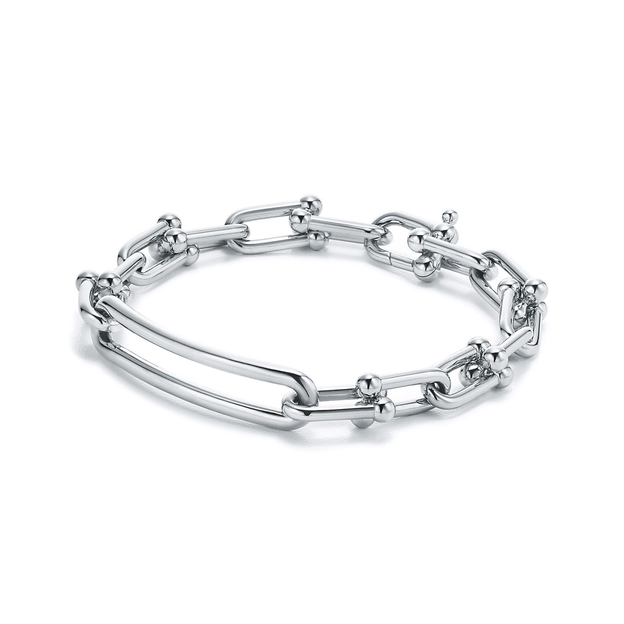 Tiffany HardWear:Elongated Link Bracelet in Sterling Silver image number 3