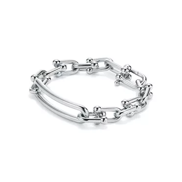 Tiffany HardWear:Elongated Link Bracelet in Sterling Silver, 3