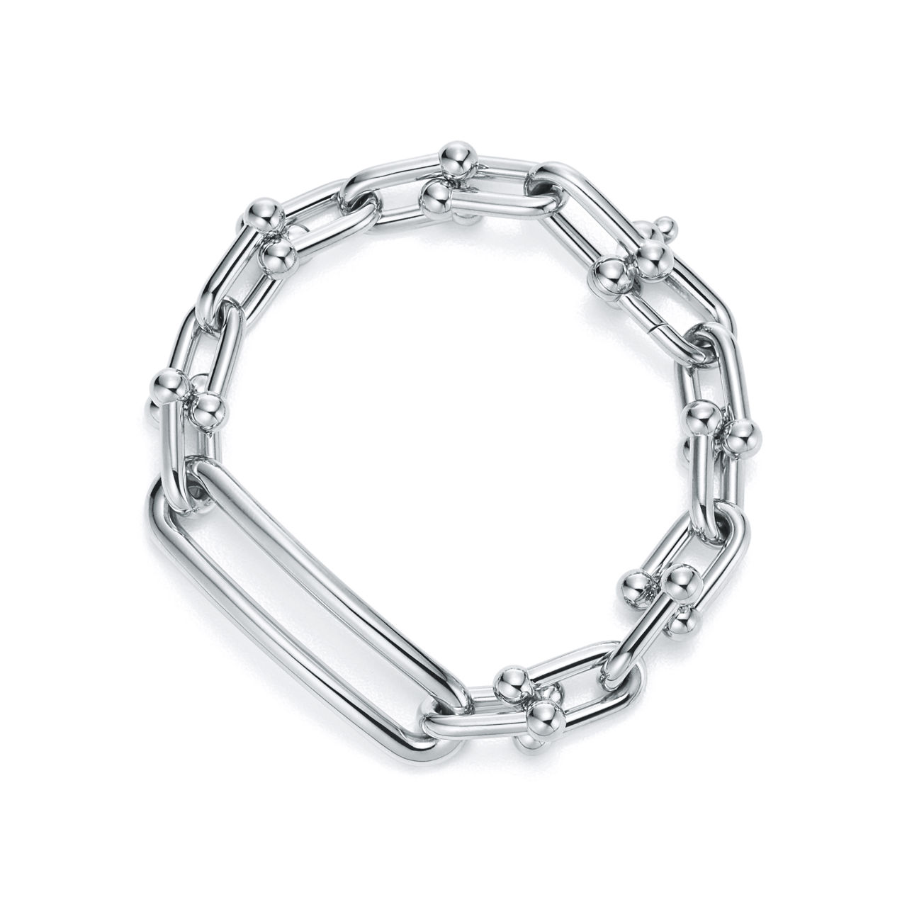 Tiffany HardWear:Elongated Link Bracelet in Sterling Silver image number 0
