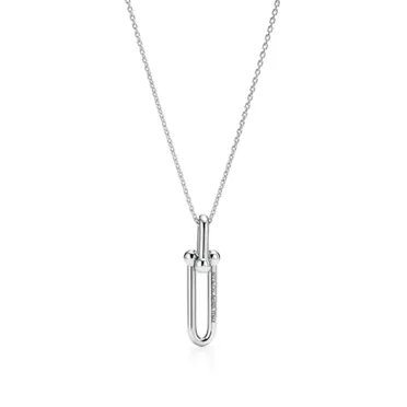 Tiffany HardWear:Elongated Link Pendant in Sterling Silver, 2