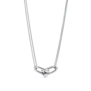 Tiffany HardWear:Large Double Link Pendant in Sterling Silver, 2