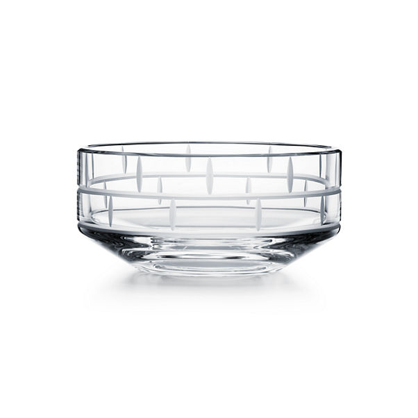 Modern Bamboo:Crystal Glass Round Bowl 