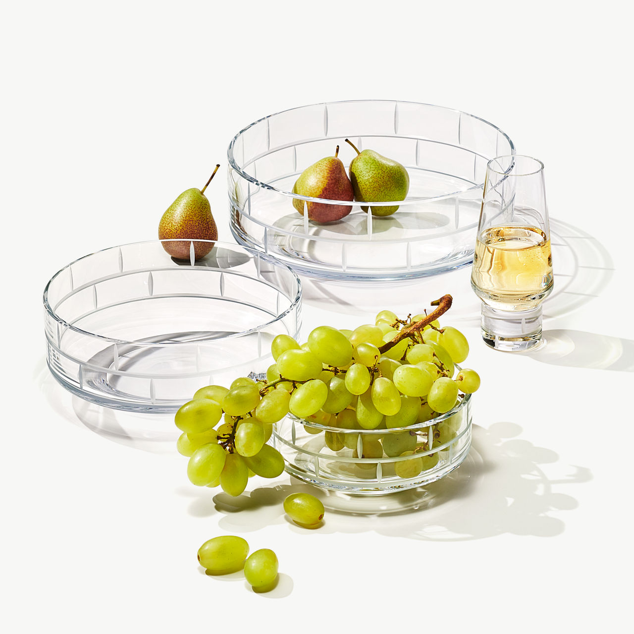 Crystal Glass Round Bowl 
