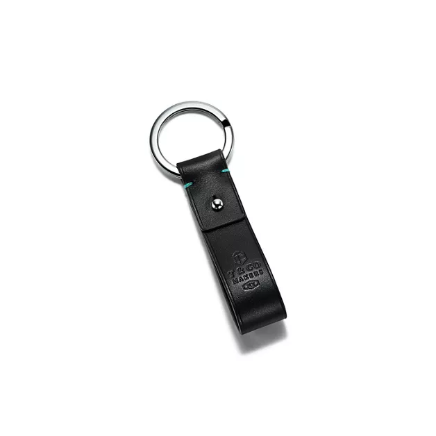 Tiffany 1837®:Makers Key Fob in Black Smooth Leather image number 0