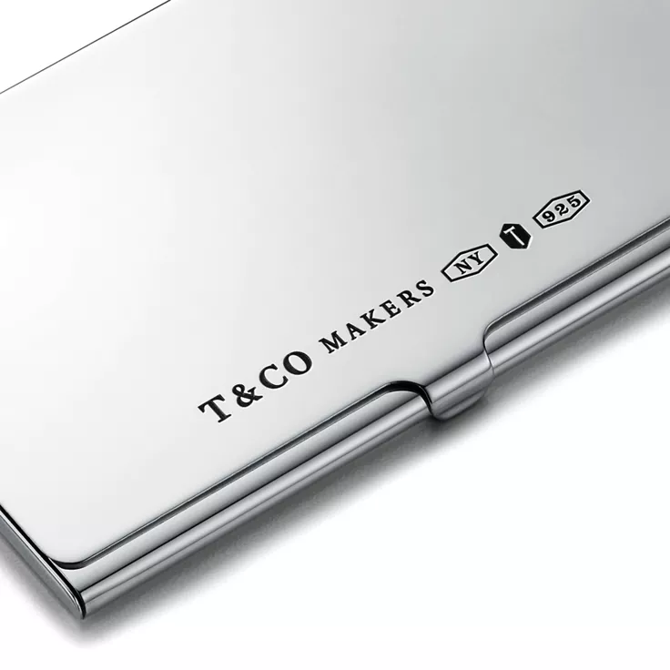 Tiffany 1837®:Makers Card Case in Sterling Silver, 2