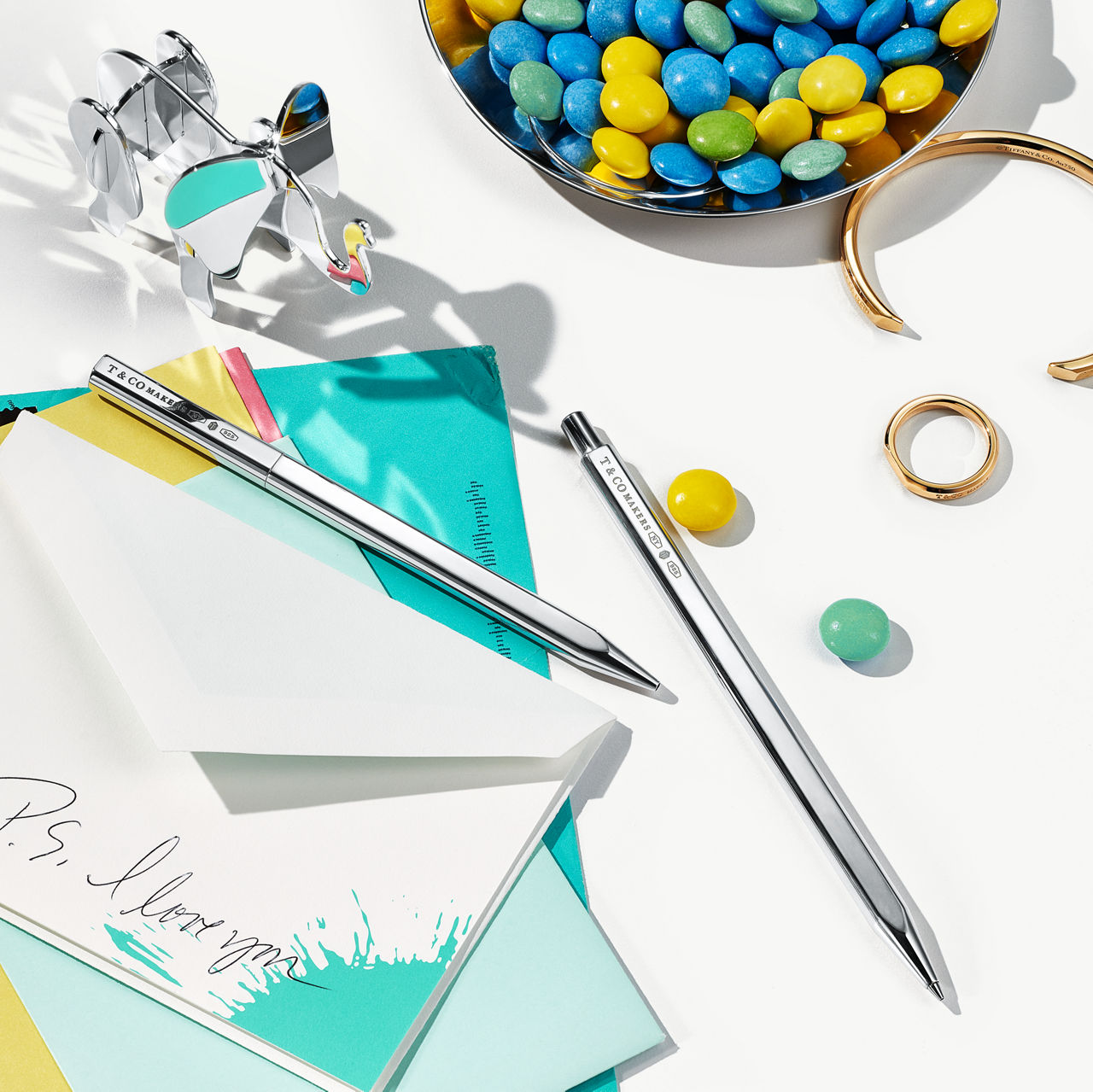 Penna a sfera Makers in argento 