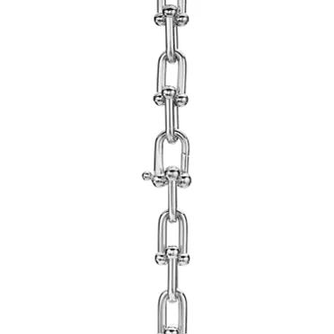 Tiffany HardWear:Elongated Link Necklace in Sterling Silver, 3