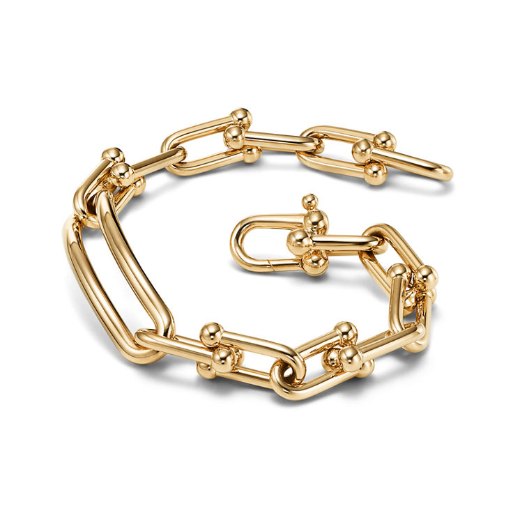 Tiffany HardWear:Elongated Link Bracelet in Yellow Gold image number 5