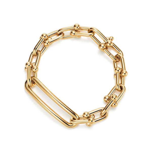 Tiffany HardWear:Elongated Link Bracelet in Yellow Gold