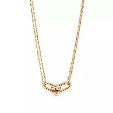 Tiffany HardWear:Large Double Link Pendant in Yellow Gold, 2