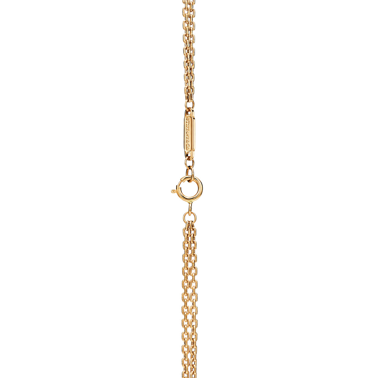 Tiffany HardWear:Large Double Link Pendant in Yellow Gold image number 3