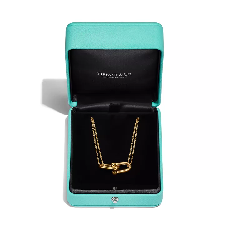 Tiffany HardWear:Large Double Link Pendant in Yellow Gold, 4