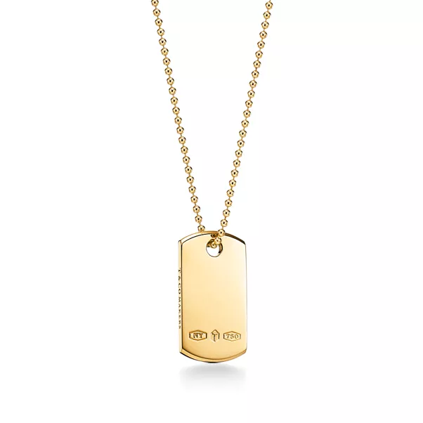 Makers I.D.-Anhänger in 18 Karat Gold, 60,9 cm 