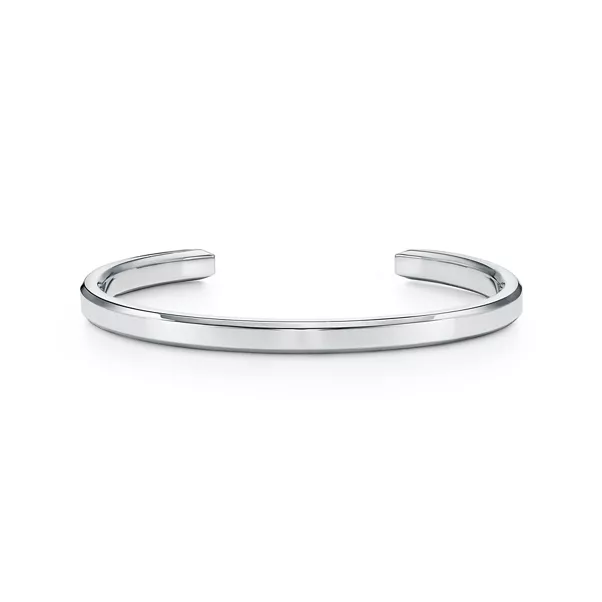 Makers Cuff in Silber, schmal