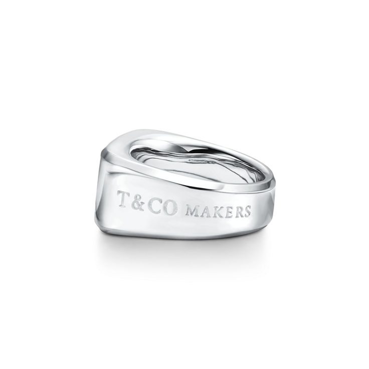 Tiffany 1837™:Makers Signet Ring in Sterling Silver  image number 4